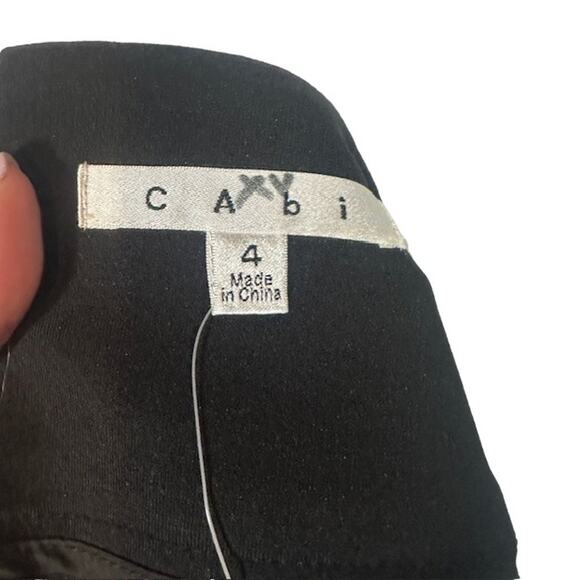 CAbi Black Business Wear Back Zipper Pencil Straight Skirt Women Sz 4 - Picture 9 of 11